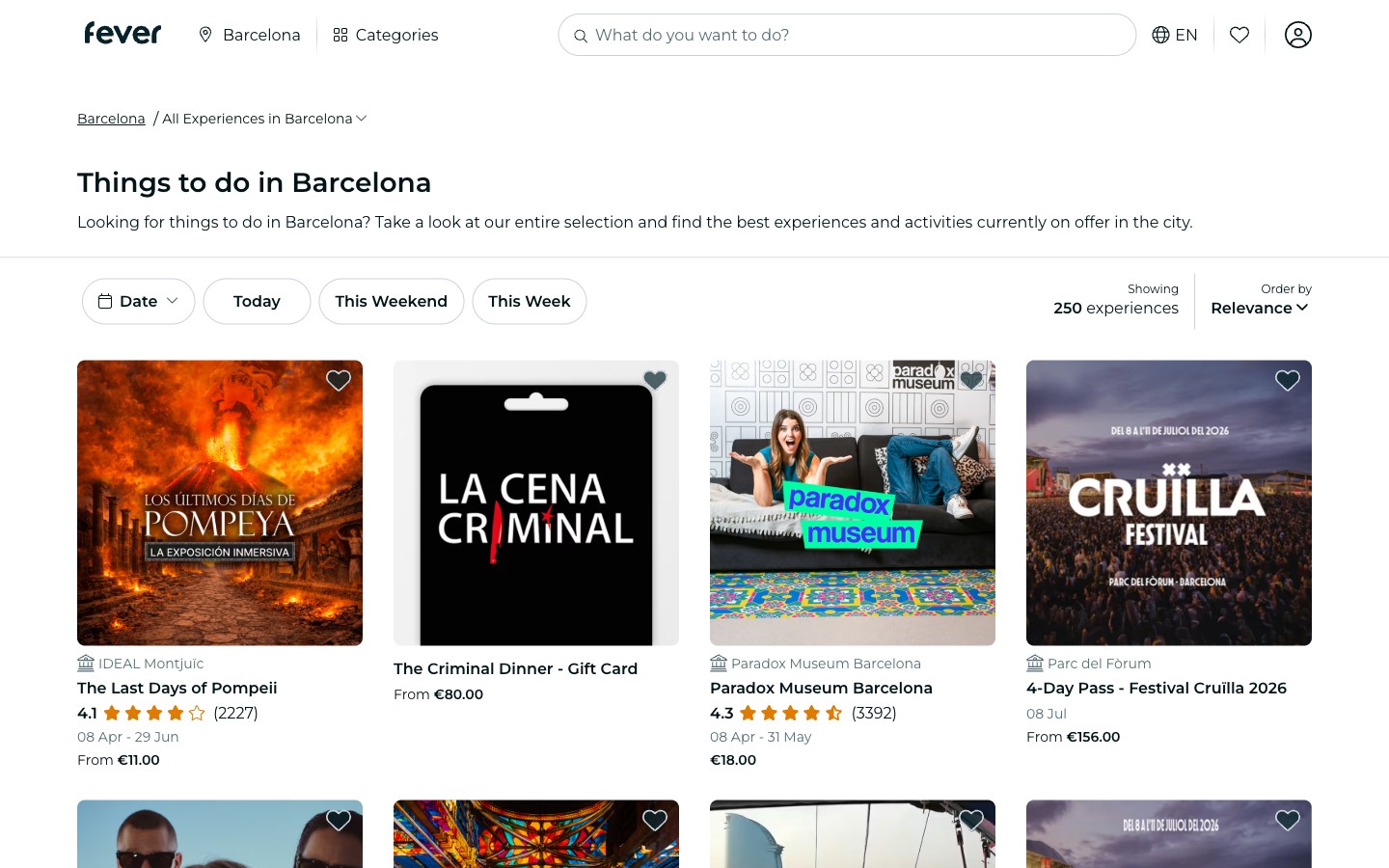 Fever Category Desktop
