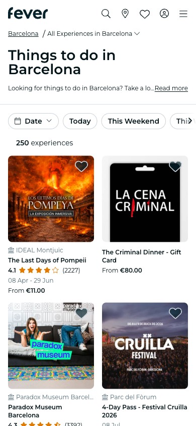 Fever Category Mobile